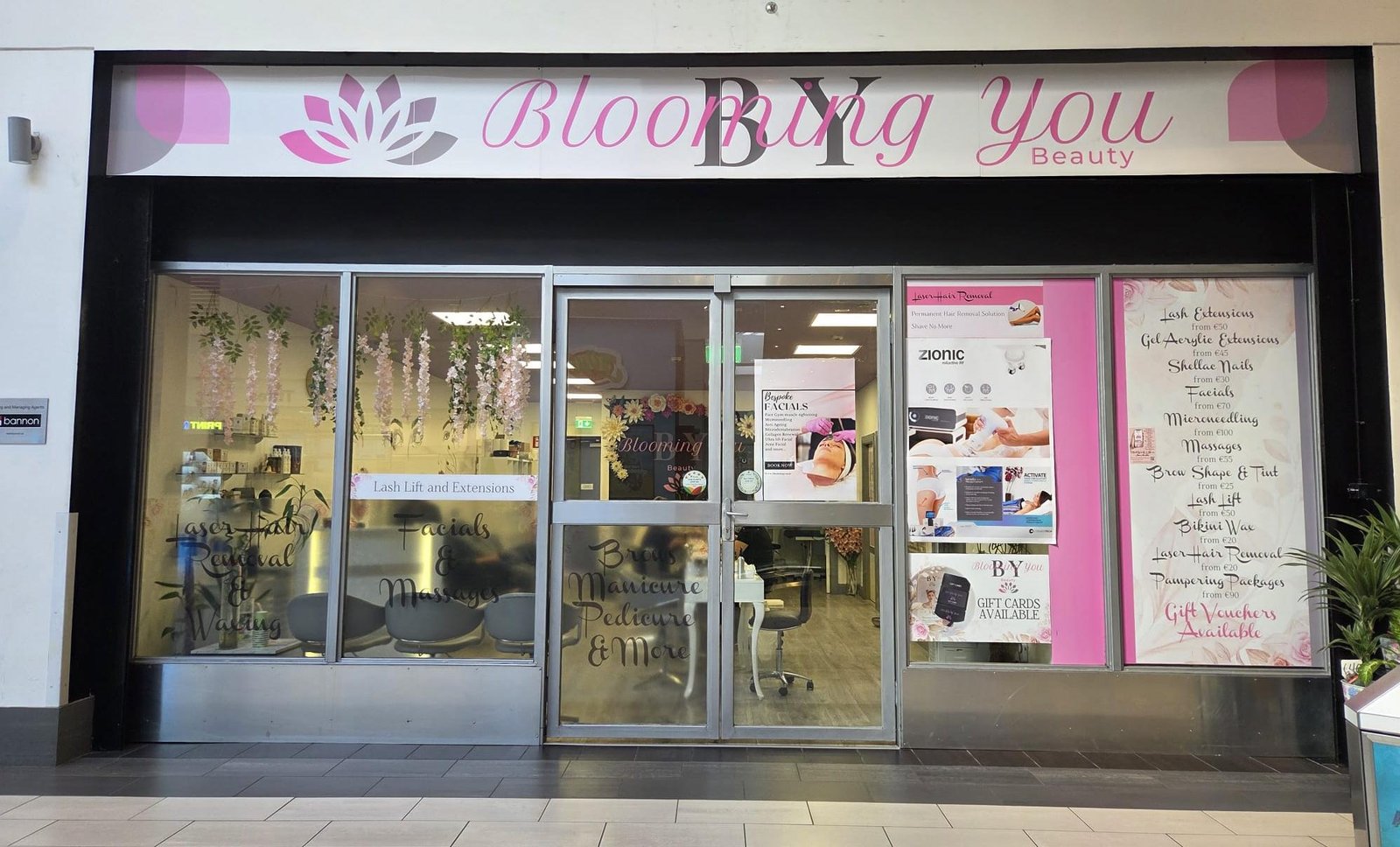Blooming You Beauty — Existing Shopfront
