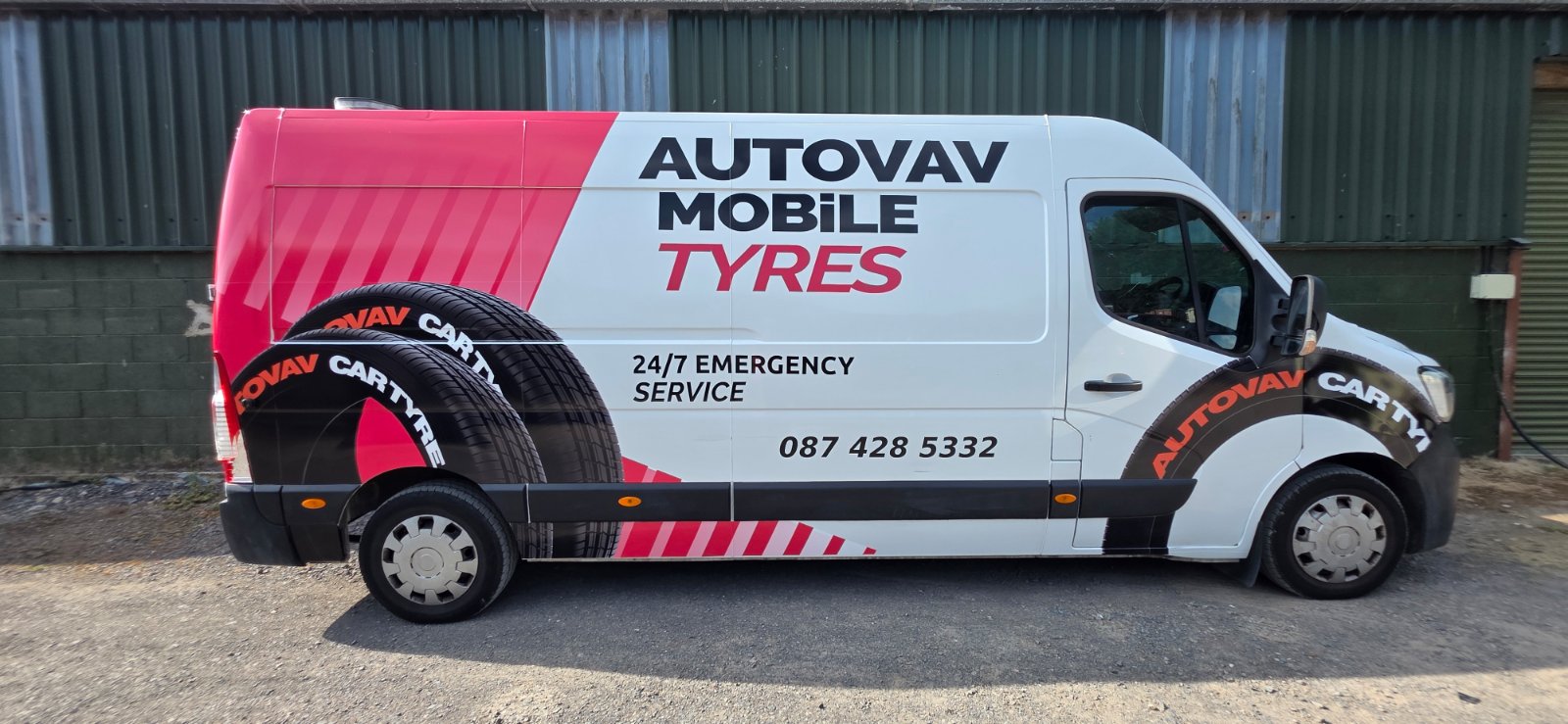 AutoVan Mobile Tyres — full commercial van wrap